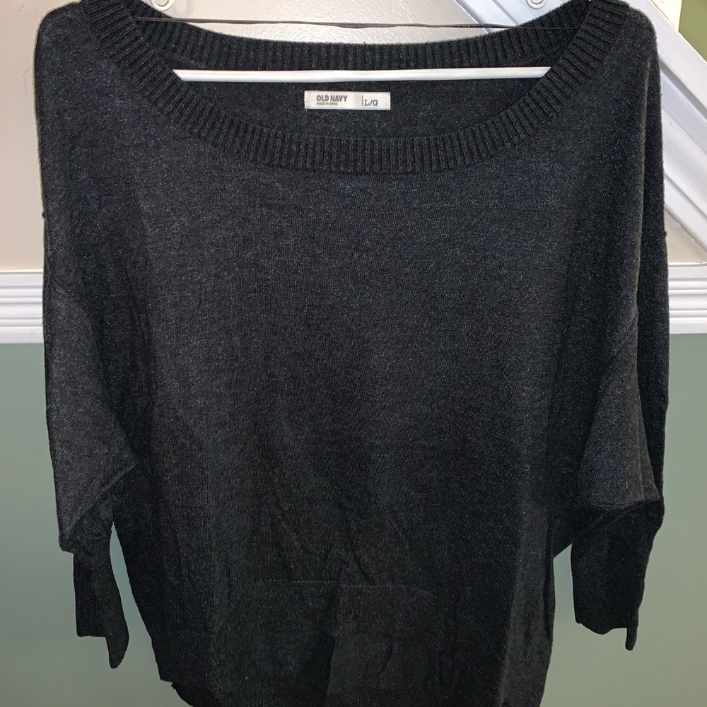 Boat neck sweater